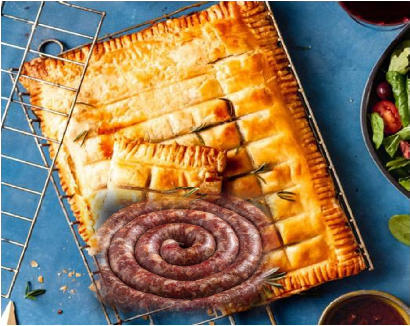 BOEREWORS & RELISH BRAAI PIES
