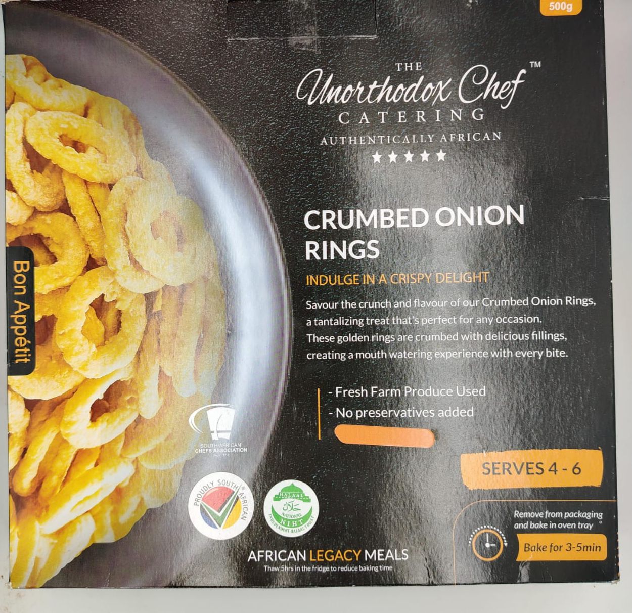 Crumed Onion Rings 500g