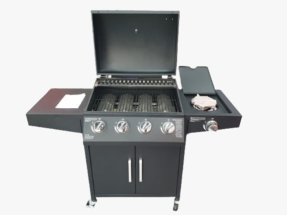 4 BURNER+1 SIDE BURNER GAS GRILL PRODUCT SIZE:132*55*109CM