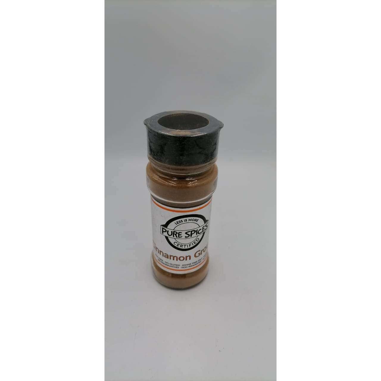 PURE SPICES CINNAMON GROUND 100ML BOTTLE