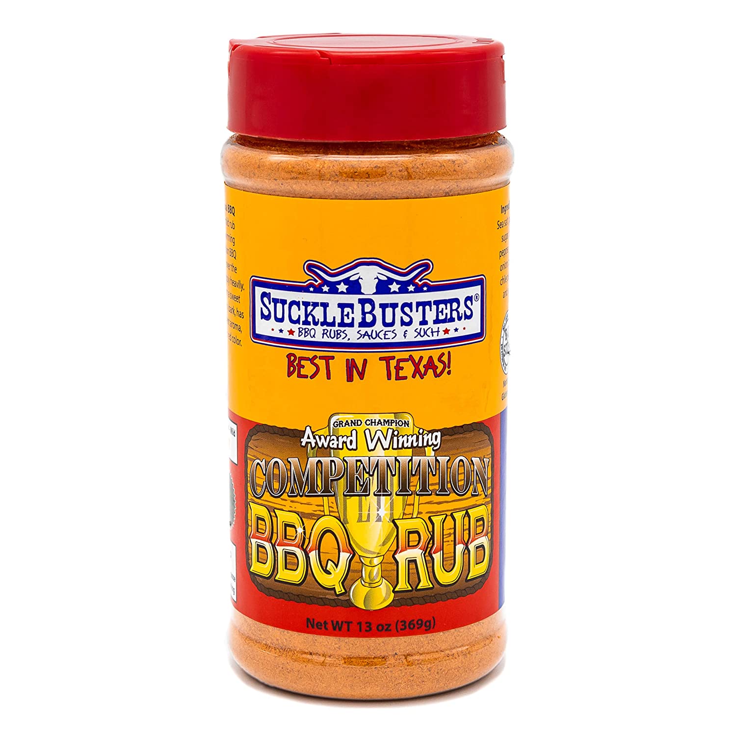 SUCKLE BUSTERS BEST IN TEXAS COMPETITION BBQ RUB