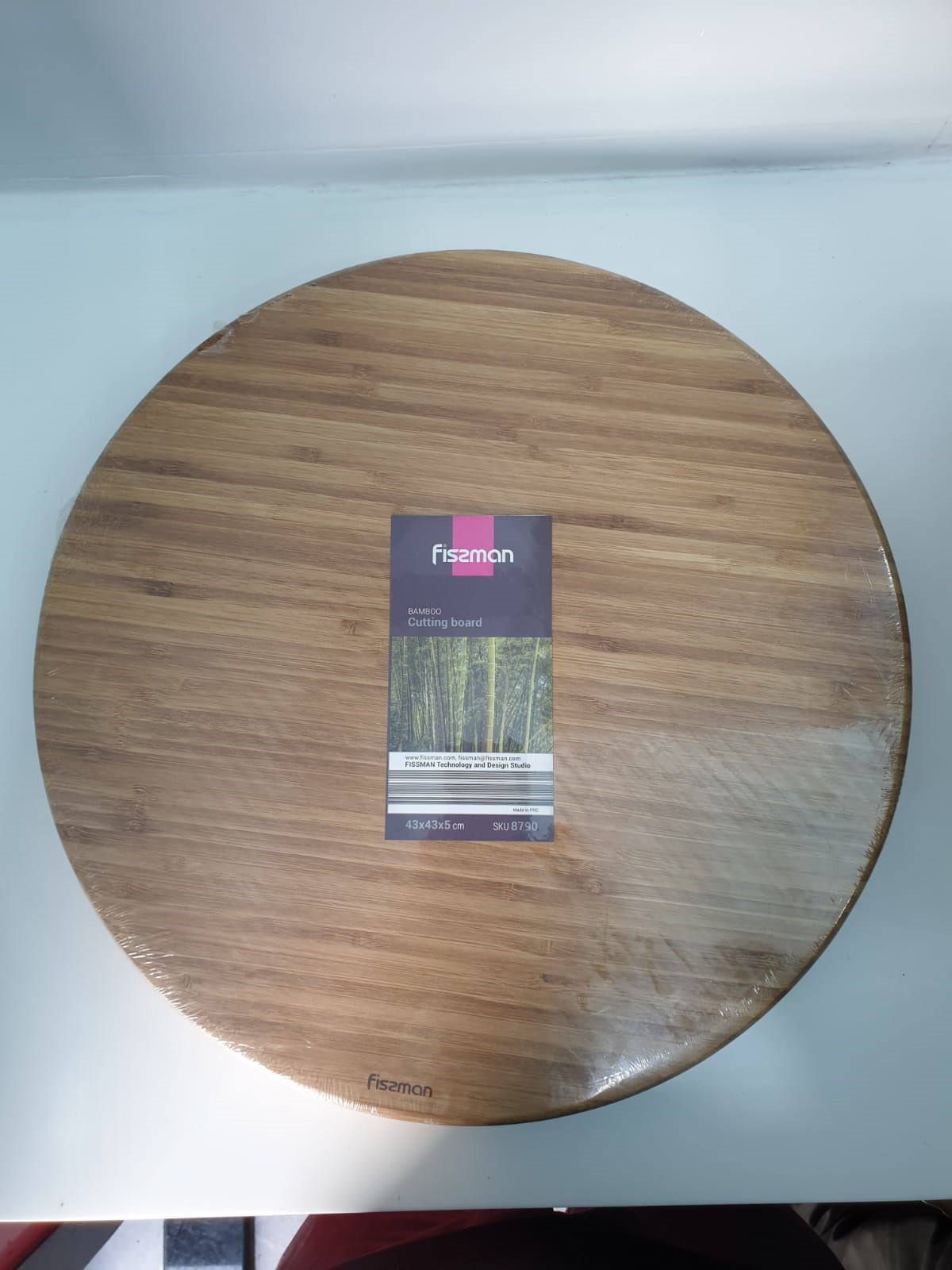 FISSMAN CUTTING BOARD ROUND 43X5 CM