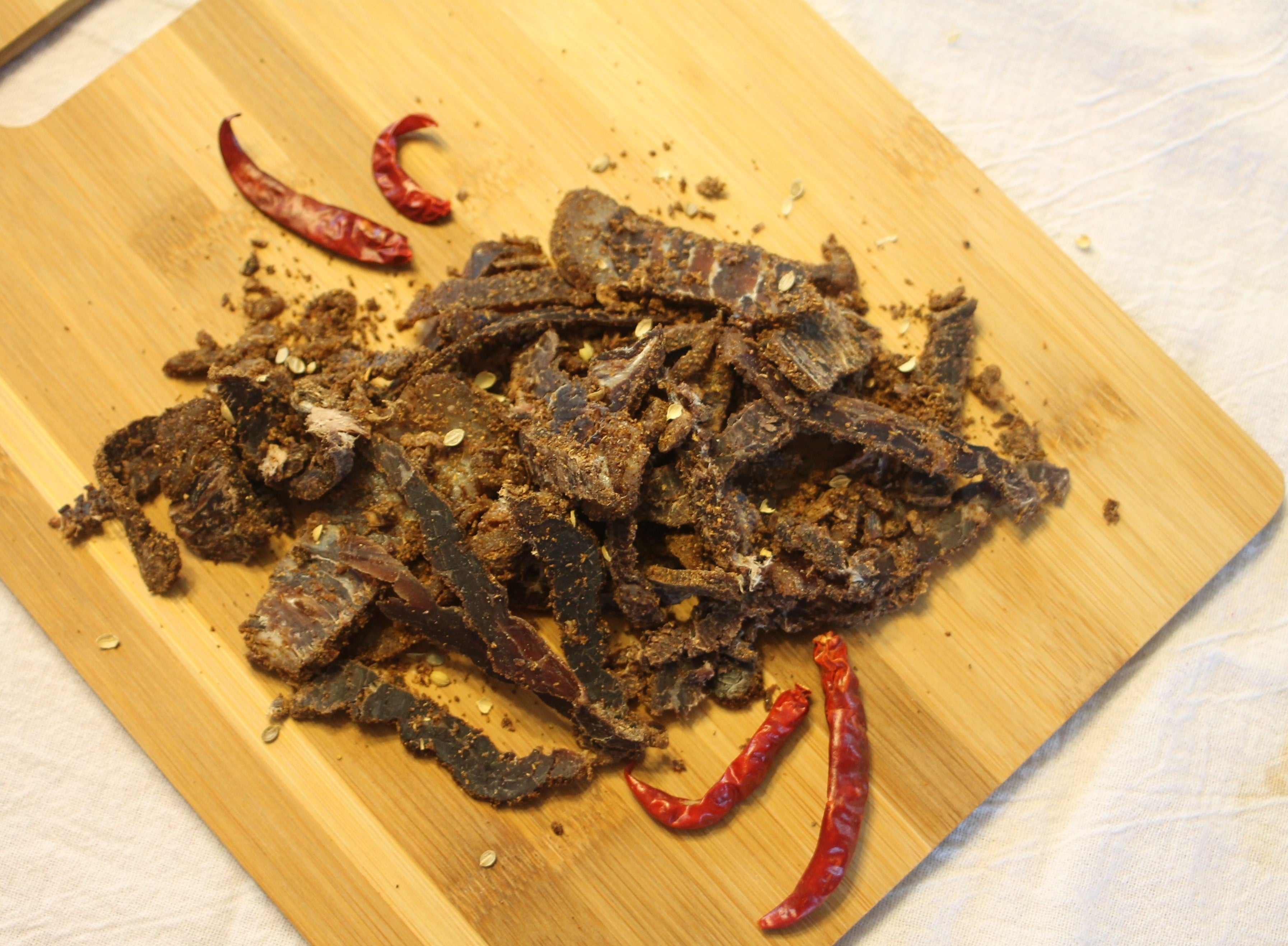 BEEF BILTONG STICKS SOSATIE FLAVA (CHOOSE WEIGHT)