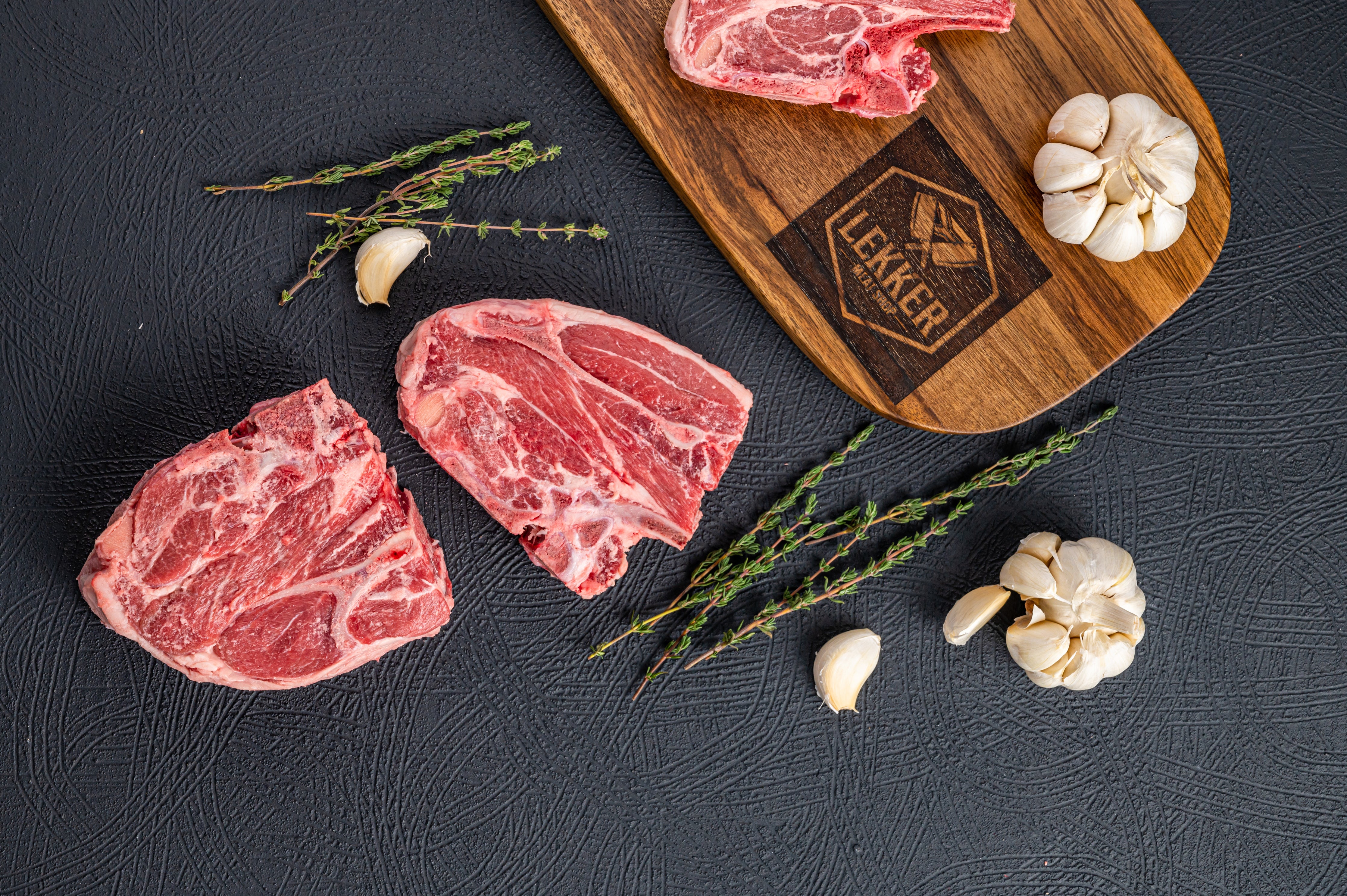 LAMB SHOULDER CHOPS (CHOOSE FLAVOUR & WEIGHT)