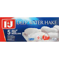 I&J Deep Water Hake Medallions 450 g