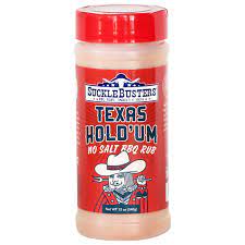 SUCKLE BUSTERS TEXAS HOLD'UM NO SALT BBQ RUB