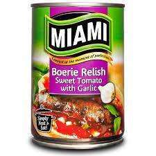 MIAMI BOERIE RELISH GARLIC 450G