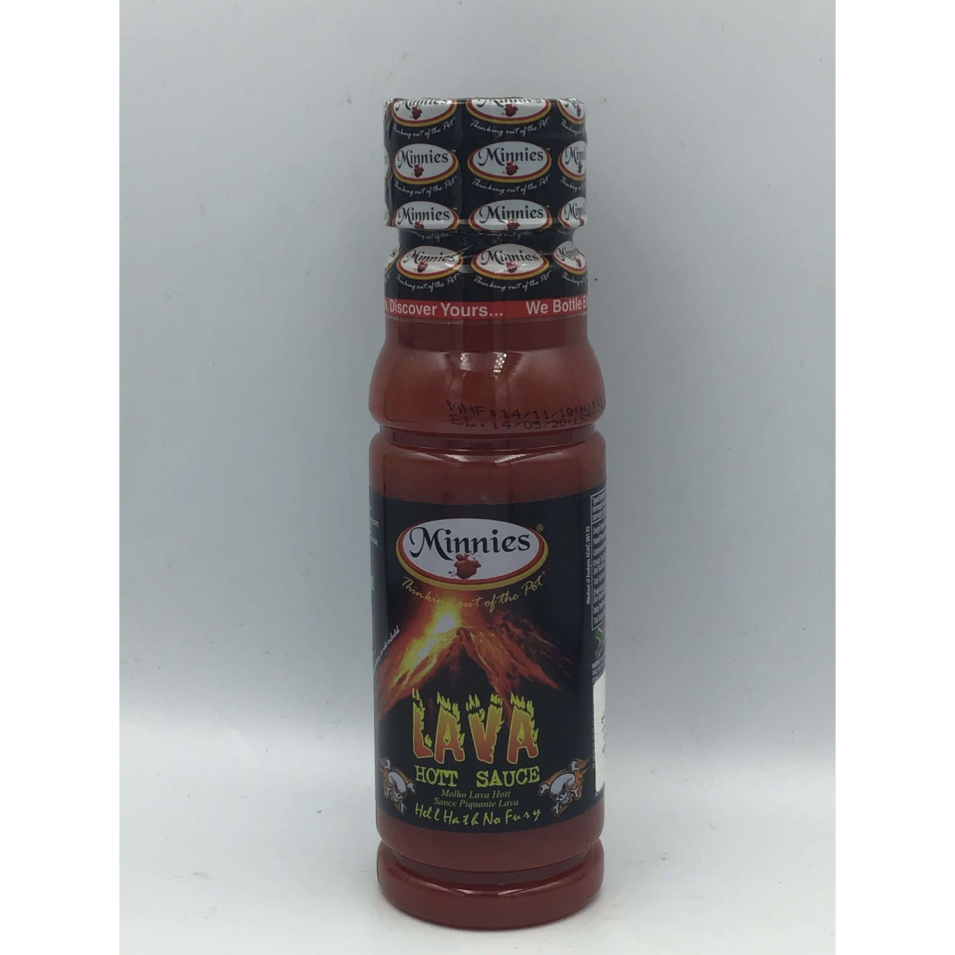 MINNIES SAUCE LAVA HOT 250ML