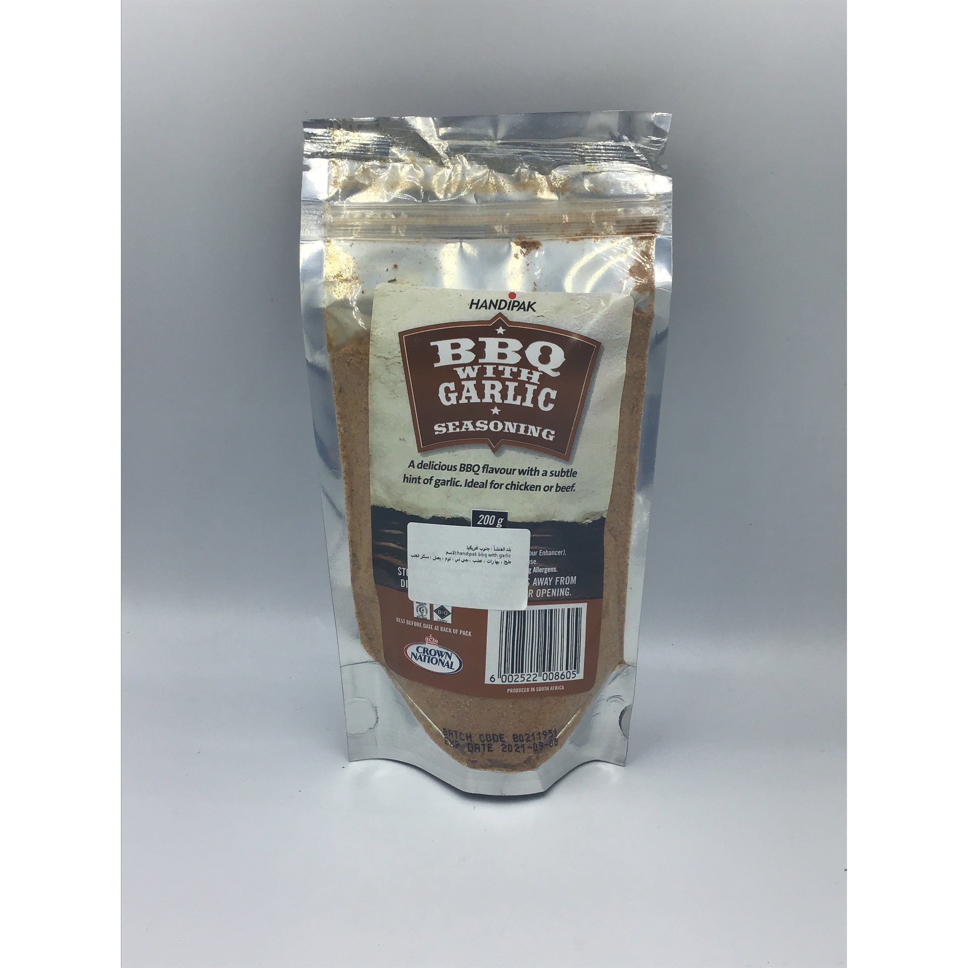 CROWN NATIONAL BBQ WITH GARLIC 200G
