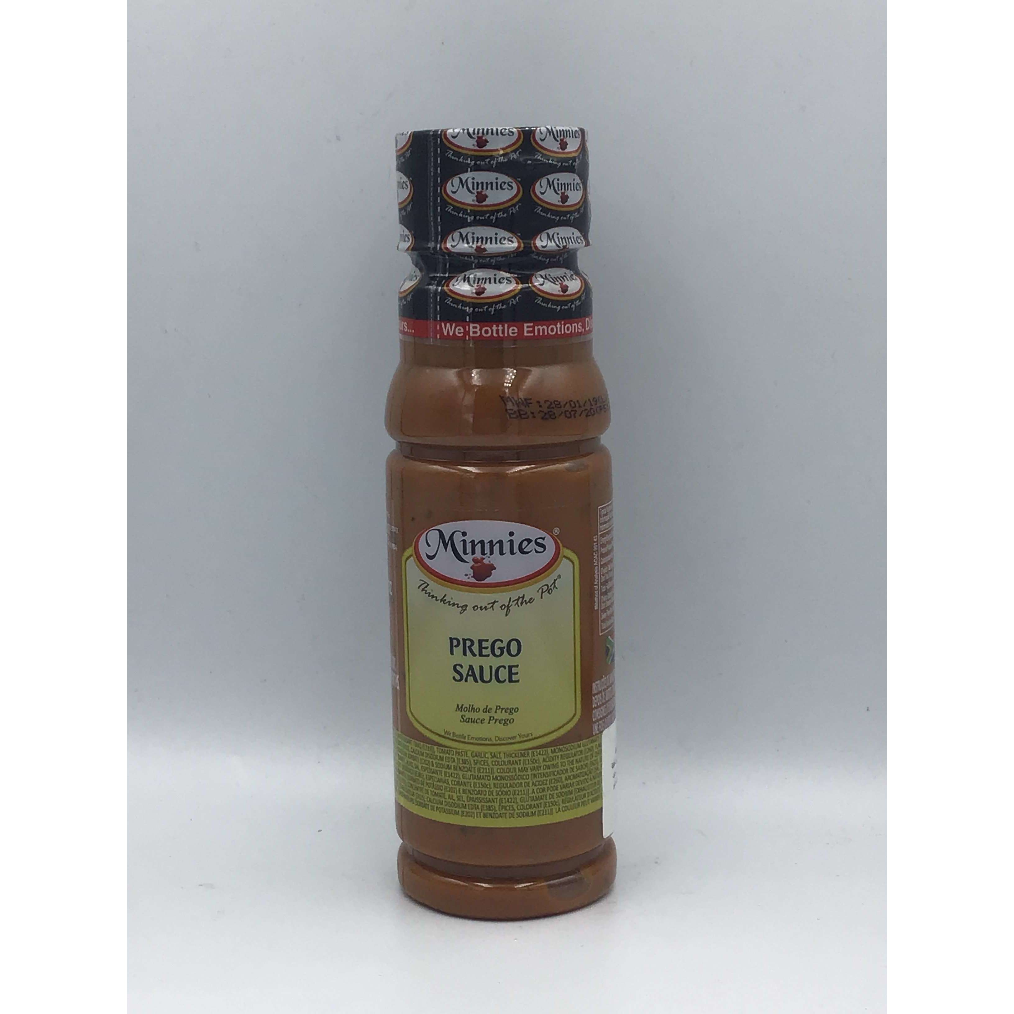MINNIES SAUCE PREGO 250ML
