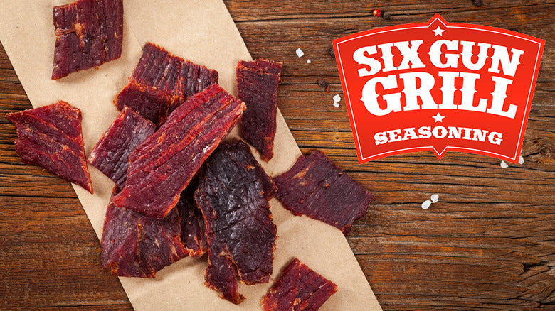 BEEF BILTONG STICKS SIX GUN CHILLI (CHOOSE WEIGHT)