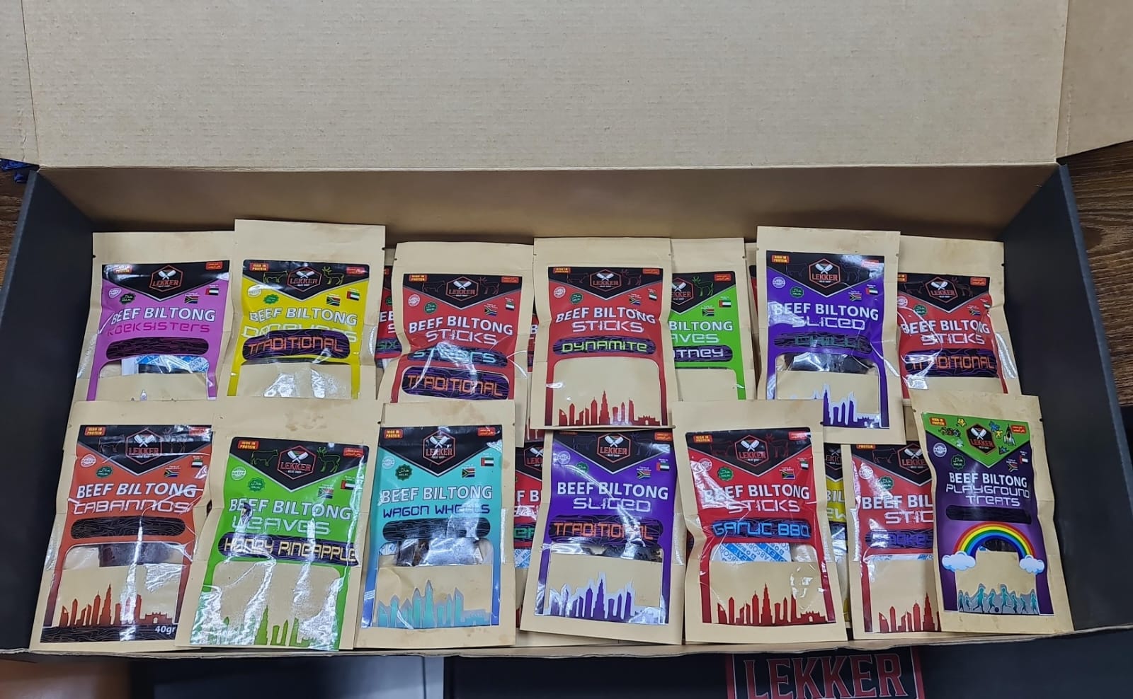 Box of Biltong All Flavours