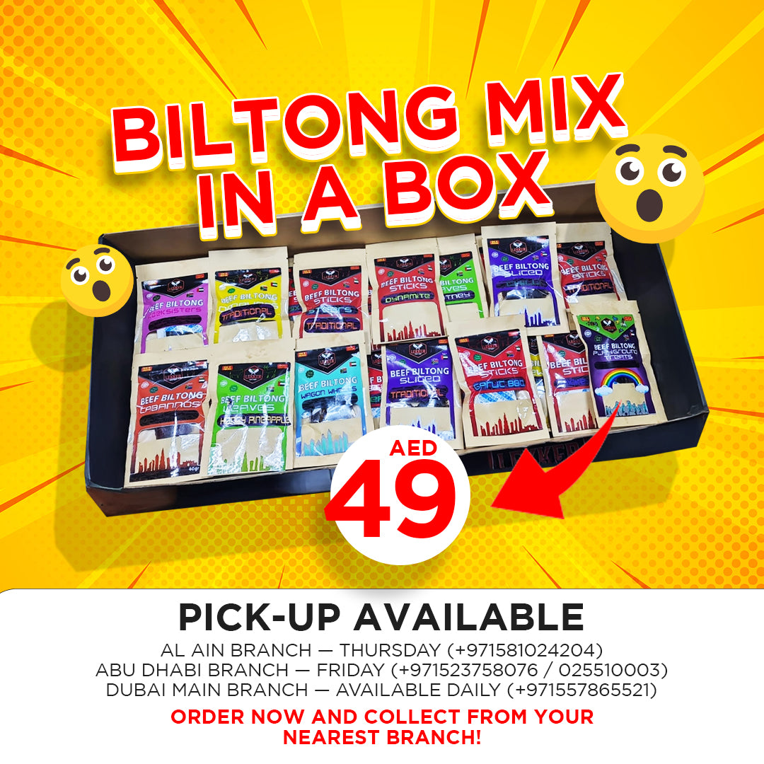 Box of Biltong All Flavours