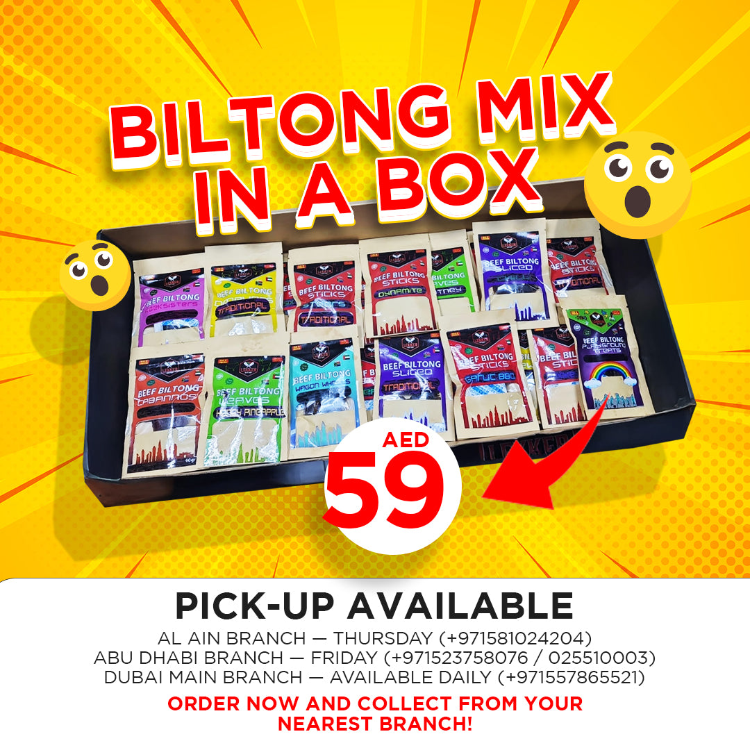 Box of Biltong All Flavours