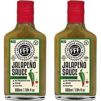 FFF JALEPENO SAUCE NO ADDED SUGER 200ML