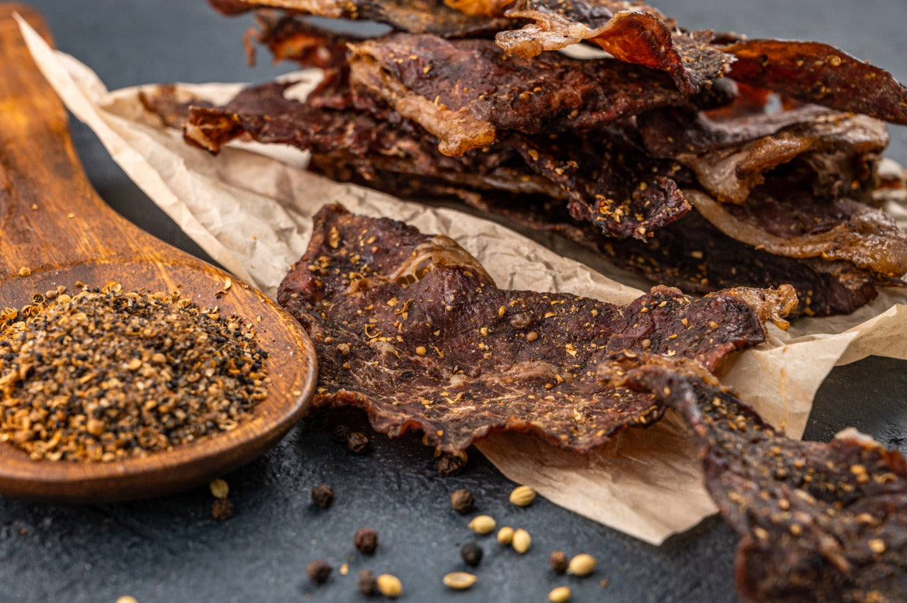 BEEF BILTONG LEAVES TRADITIONAL (CHOOSE WEIGHT)