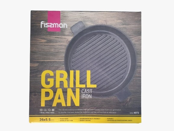 FISSMAN GRILL PAN 26X5.5 CM