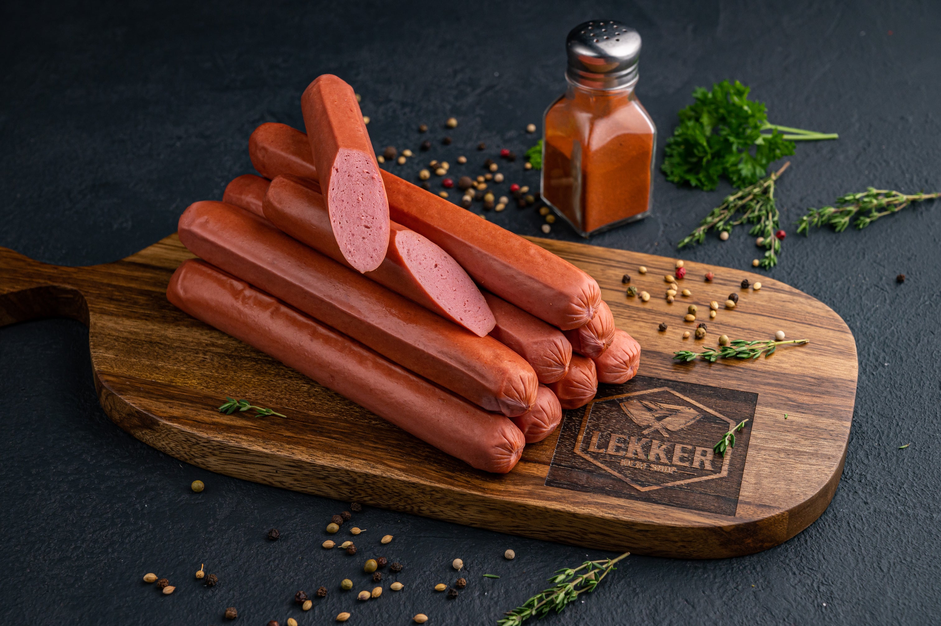 BEEF RUSSIAN HOT DOGS (PER PACK 1KG)