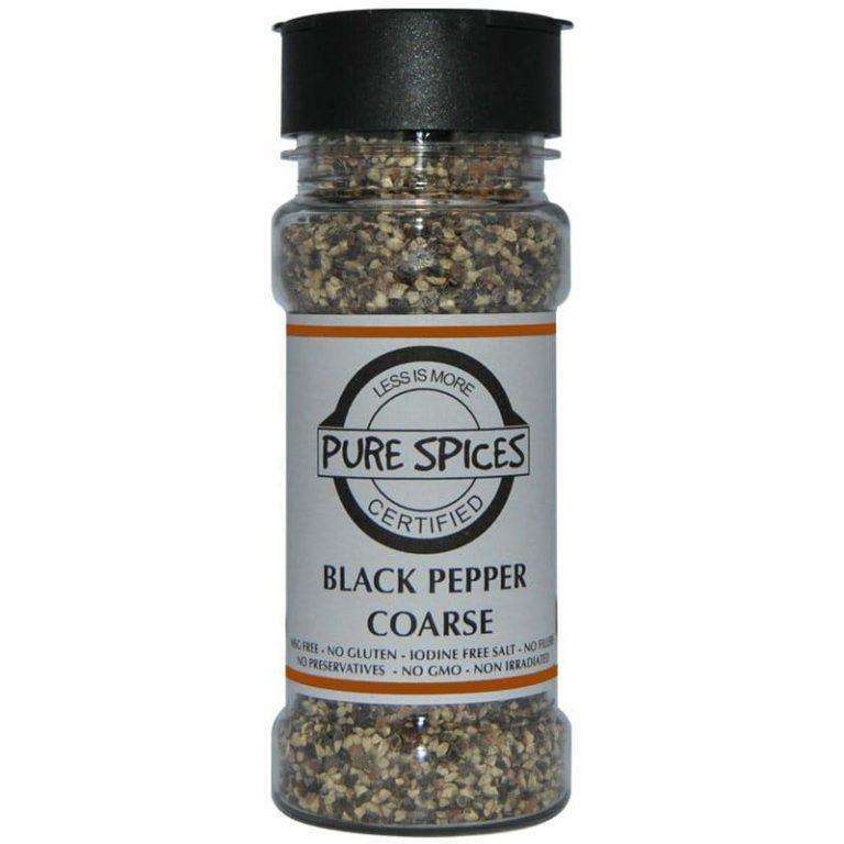 PURE SPICES BLACK PEPPER COARSE 100ML