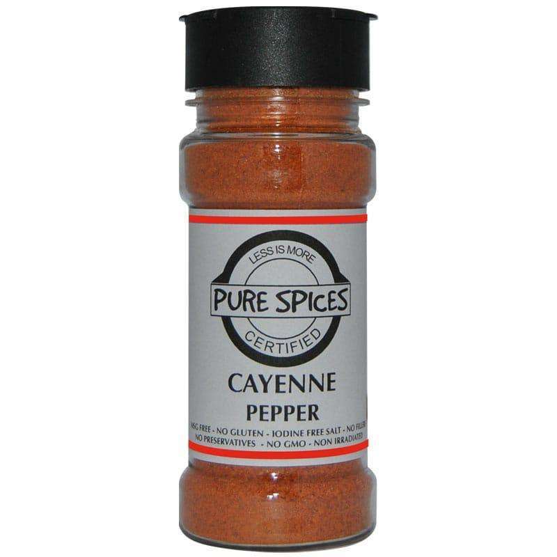 PURE SPICES CAYENNE PEPPER GROUND 100ML BOTTLE