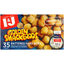 I&J Golden Smackeroos 500  g