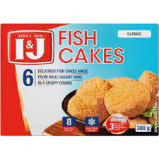 l&J FISH CAKES 300G